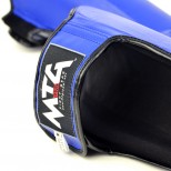 SF1 MTG Pro Blue Leather Shin Pads